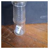 Vintage Miller dairy half pint glass bottle