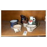 Cast Iron & porcelain/ceramic Miniatures