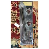 Drapery Rod Set and Box of Towels