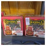 Crayola 1992 collectible holiday tin
