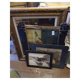 Framed item lot, 1910 medical amphitheater print