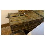 Antique Wooden Trunk