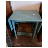 Wooden table folding leaves 24" high 36" wide