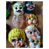Halloween mask lot of 7