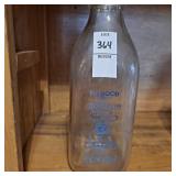 I.X.L. Creamery chocolate milk one quart glass