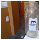 Menzie half pint glass bottle