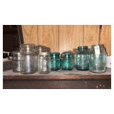 Lot of Mason Jars