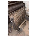 Antique Crib and Paper Roll Holder