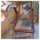 Antique wooden stevens chair company barber chair