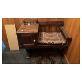 Wooden Telephone Table/Chair