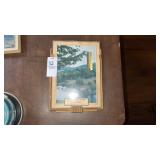 Vintage Hughes Feed Store Thermometer Print