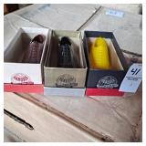 Vintage plastic advertising shoes handover brand