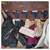 Assorted vintage clothing