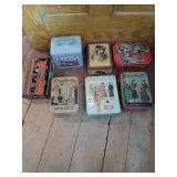 Sewing and Coca-Cola tin lot