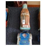 Coca-Cola tin and lunch box lot