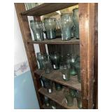 Large wooden handmade shelving ** No other