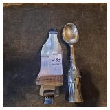 Coca-Cola chrome-plated metal ice cream