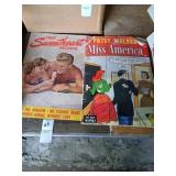 Vintage literature lot Miss America etc