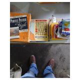 Puzzles, card games, flower press lot