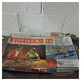 Vintage deluxe design a matic woodburning set