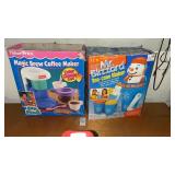 Vintage Magic Brew Toy Coffee Maker and Mr.