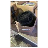 Lot of Black fascinator hats w netting