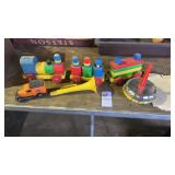 Lot of toy train, noisemaker, etc