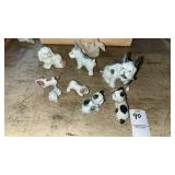 Assortment of Small Dog Figurines
