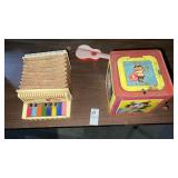 Matty Mattel Jack in the Box & Toy Accordion and