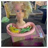 Vintage Barbie quick curl beauty center