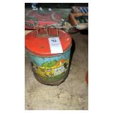 Vintage tin lithographed Mickey Mouse toy washing