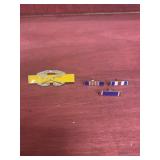 Combat Cavalry badge, ribbon lapels