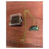 Green Beret pendant necklace