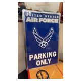 U.S. Air Force Parking Metal Sign