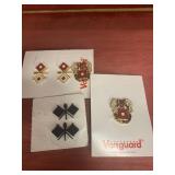 Army Signal Regimental Crest and pins