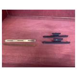 Three and four ribbon Service Ribbon rack, as is