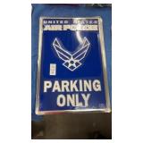 U.S. Air Force Parking Metal Signs