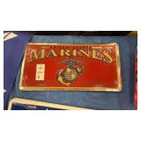 2 U.S. Marines License Plates