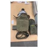 U.S. Military Canteen Set, Foot Powder, etc
