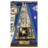 3 U.S. Army Pennant Flags