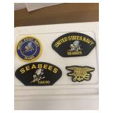 U.S Navy Seabee patches, Golden Trident patch