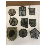 Army and National Guard unit patches