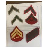 USMC Uniform rank and service stripes