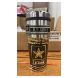 U.S. Army Metallic Travel Tumbler