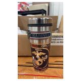 1 U.S. Marines Metallic Travel Tumbler