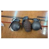Set of 3 Replica Grenades