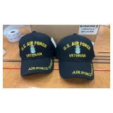 2 U. S. Air Force Veteran Hats