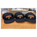 3 U. S. Marines Hats