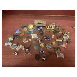 Decorative military pins, pins