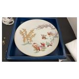 3 Fukagawa Porcelain Plates